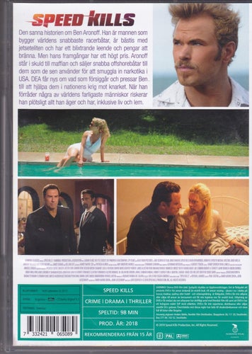 DVD / Speed Kills / John Travolta, Jennifer Esposito, Matthew Modine/ Fint skick