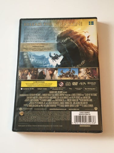 Clash of the Titans (Liam Neeson, Sam Worthington, 2010). Inplastad DVD