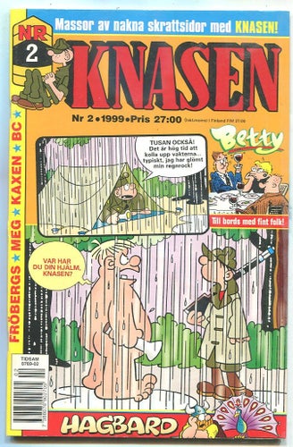 Knasen 1999 nr 2 Hagbard , Betty ,Kaxen , BC , Fröbergs