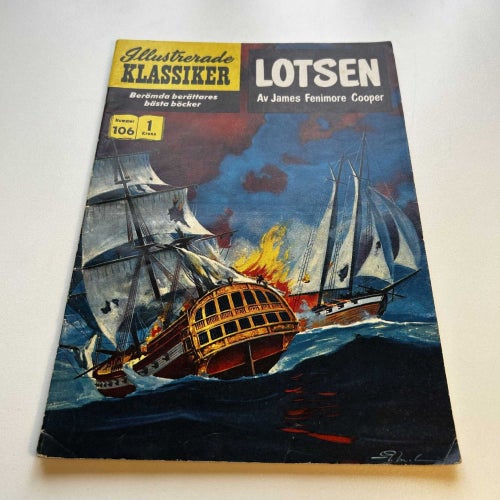 Illustrerade Klassiker nr 106, 1a upplaga, samlarex! FN