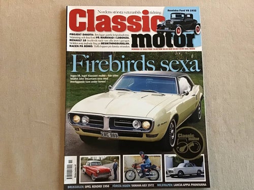 CLASSIC MOTOR NR 11 2019 YAMAHA AS3,OPEL REKORD,FIREBIRD,FORD,ZUNDAPP,VOLVO 480