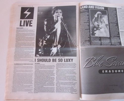 NME (New Musical Express) March 1990 Pogues Michael Monroe