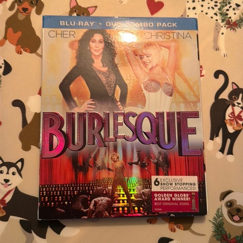 Burlesque Blu-ray + DVD Combo Pack med Cher och Christina Aguilera
