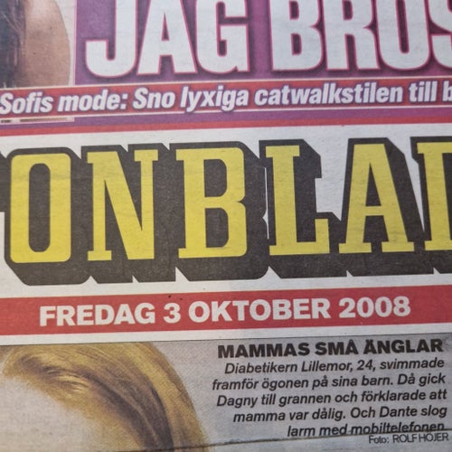 Aftonbladet tidning från 2008