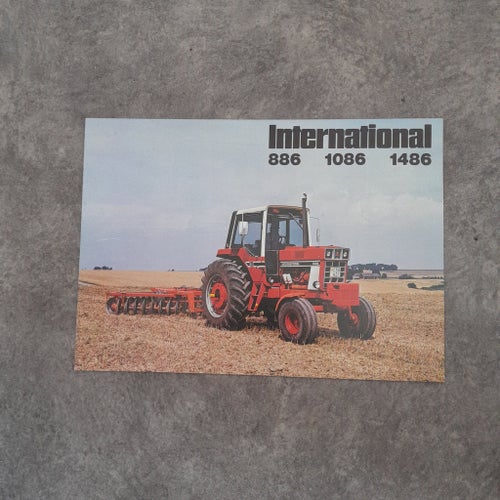Broschyr International 886 1086 1486 Traktorer Lantmännen