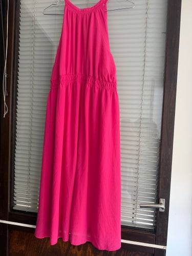 H&M Mama rosa klänning, storlek L