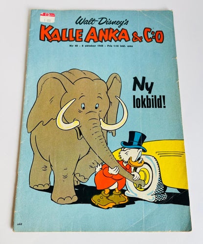 Walt Disney´s Kalle Anka & C:o  x 2 . Nr 32 & 40 - 1965