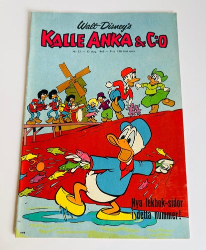 Walt Disney´s Kalle Anka & C:o  x 2 . Nr 32 & 40 - 1965
