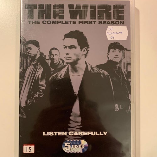 THE WIRE - COMPLETE FIRST SEASON / SÄSONG 1. 5-DVD BOX TV / DRAMA