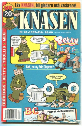 Knasen 1999 nr 20 Betty, Fröbergs , Trollis, Meg , BC etc