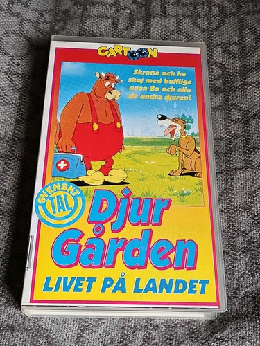 Djur Gården - Livet På Landet Cartoon ( Sv Tal) VHS