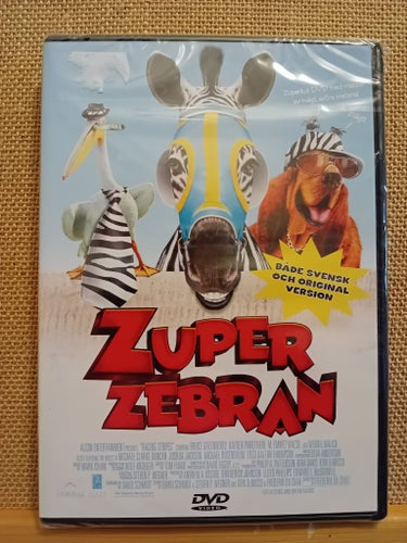 Zuper Zebran - DVD - Inplastad