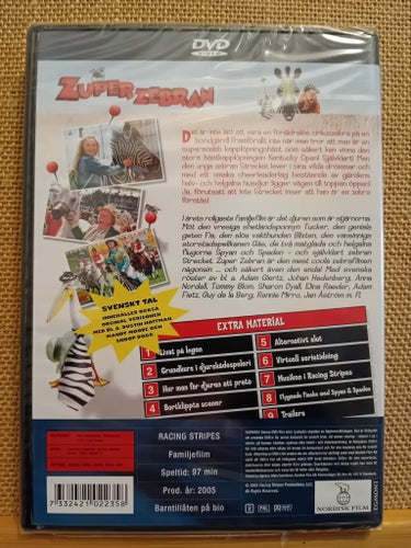 Zuper Zebran - DVD - Inplastad