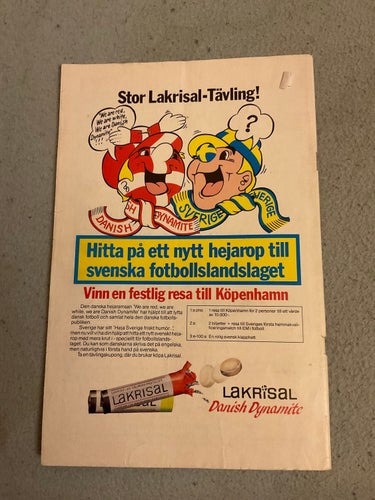 Månadens äventyr från år 1986 nr 6 - svenska Indiana Jones