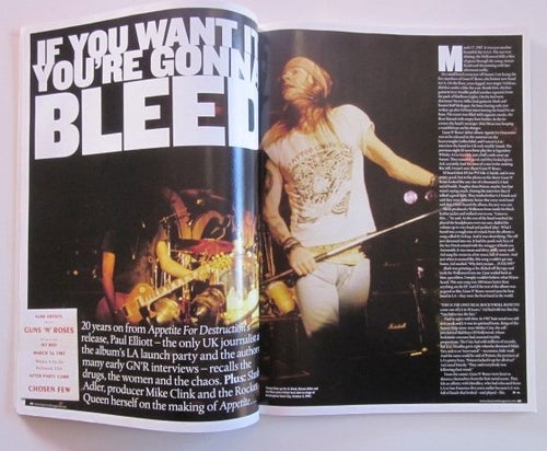 Classic Rock mag #107 Guns N Roses Rush Sisters Of Mercy etc