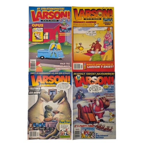Larson! Serietidningar - 12 st 1993-1994