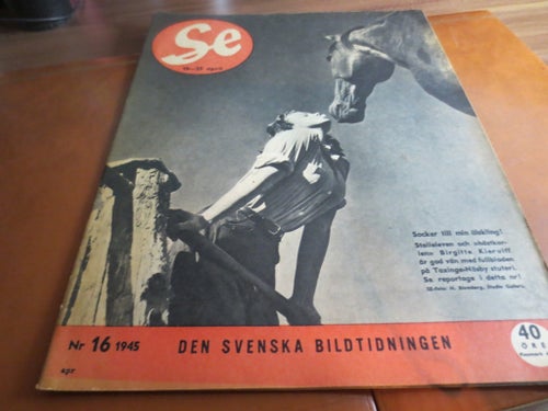 Se - Den Svenska Bildtidningen, Nr 16 1945