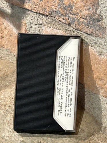 3-D Glooper - C64 Supersoft kassettband