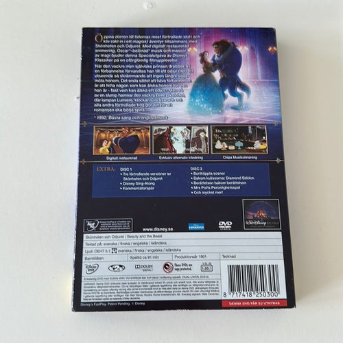 Skönheten och Odjuret - Disney DVD