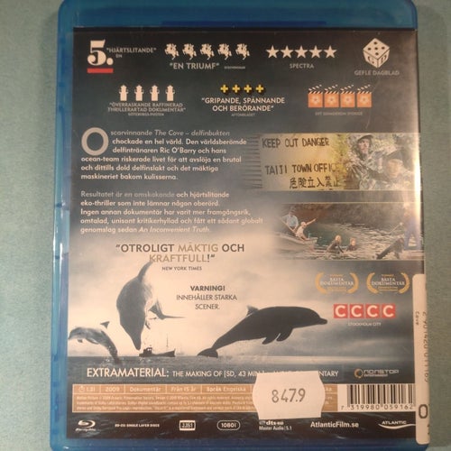 The Cove Blu-ray