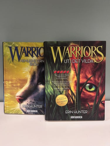 Warriors: Ut i det vilda & Hemligheternas skog av Erin Hunter, 2017