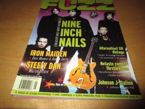 FUZZ NR 5 2000. IRON MAIDEN , STEELY DAN, M,M