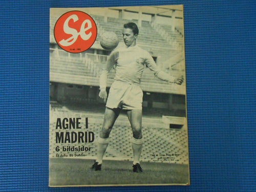 SE 41 1960 Agne Simonsson Real Madrid Luleå Kristianstad Älmhult Elfsborg