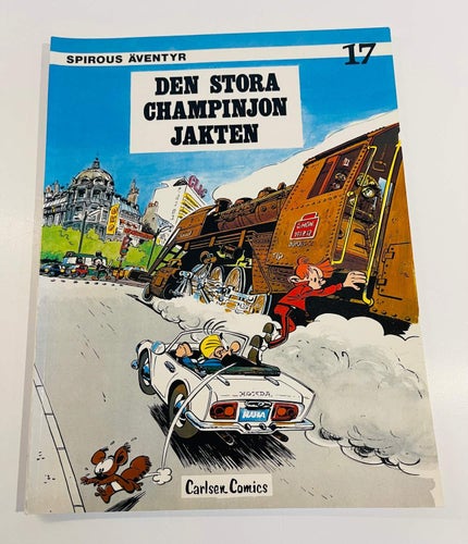 Spirous Äventyr - Den Stora Champinjon Jakten  . Första utgåva !