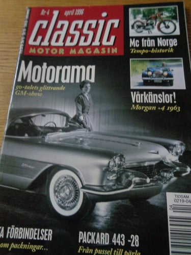 Classic Motor nr4 1996 Shelby GT 500, Morgan plus 4, Deering 10-20 traktor 1938