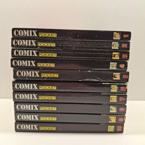 Comix Seriepockets Komplett nr 1 till 10 Seriepaket - Se bilder