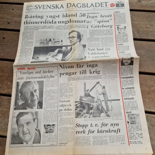 Svenska Dagbladet 16 maj 1973