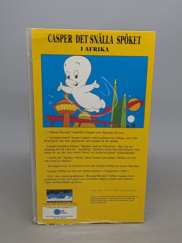 Casper Det Snälla Spöket I Afrika - Svenskt tal - VHS