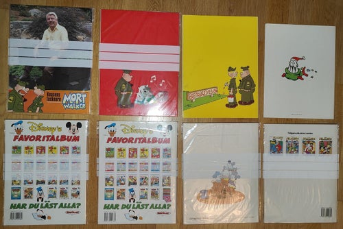 8st Seriealbum / Knasen, Disney, Ernie / Fint skick (Disney något sämre)