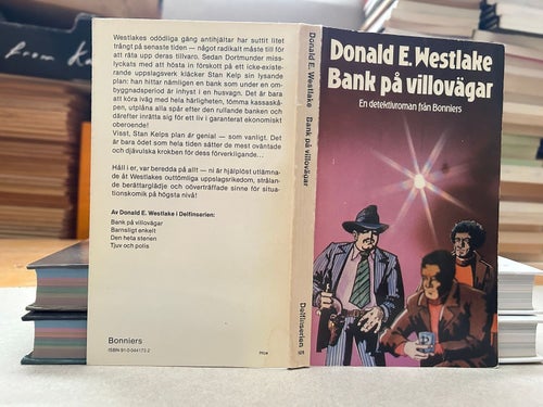 Bank på villovägar av Donald E. Westlake, bok, Very good plus