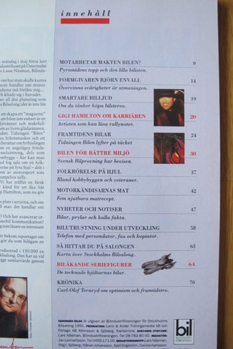 Tidning - Bilen (1991)
