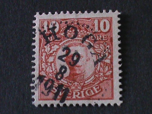 HOGA - n14 PRAKT - 50 kr - 1A ÅR 1911 MEDALJONG