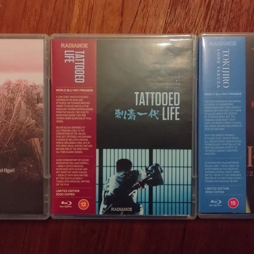 The Sting of Death, Tattooed Life, Tokijiro: Lone Yakuza - 3 pack Radiance