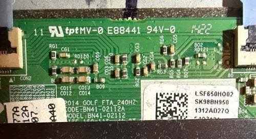 T-Con Board BN41-02112A kort