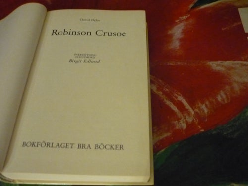 BOK, ROBINSON CRUSOE, DANIEL DEFOE