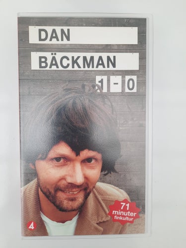 Dan Bäckman 1-0 VHS