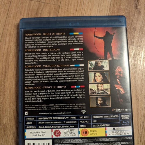 Blu-ray: Robin Hood - Prince of Thieves (1991)