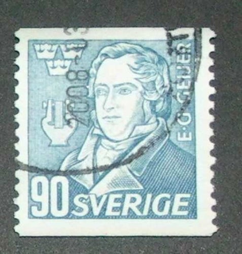 375 90 öre ljusblå
