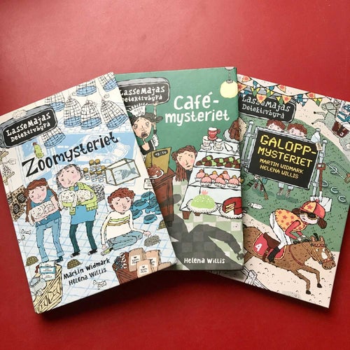 LasseMajas Detektivbyrå ZOOMYSTERIET + CAFÉMYSTERIET + GALOPPMYSTERIET