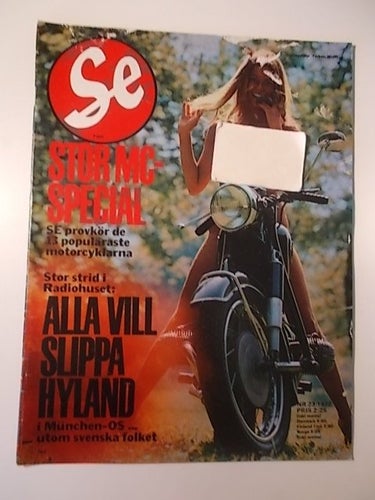 SE Nr. 23 1972 Motocyklar special, Valerie Perrine Slakthus 5