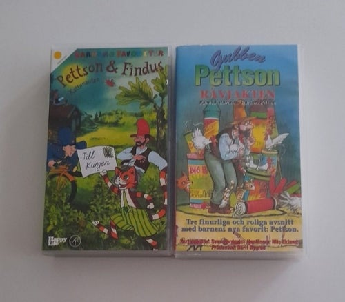 Petsson & Findus & Gubben Petsson Rävjakten / VHS / SE / Raritet / Ovanliga