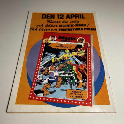 Spindelmannen nr 4 1978, toppex! VF