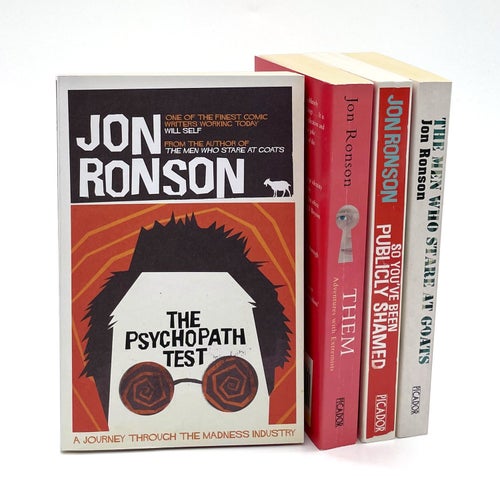 4 Jon Ronson: The Psychopath Test, Them: Adventures with Extremists mfl