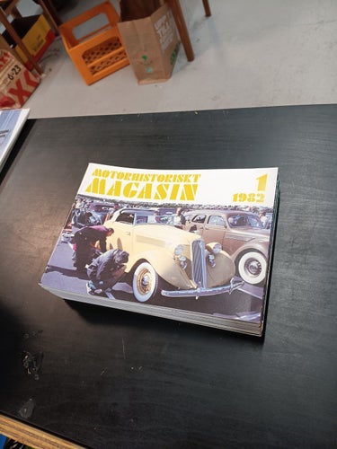 MOTORHISTORISKT MAGASIN ÅRGÅNG 1982. 11 STYCKEN