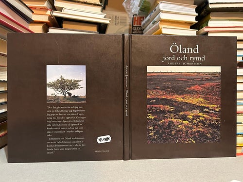 Öland jord och rymd av Anders Johansson, bok, Very Fine plus