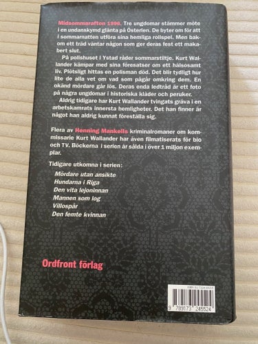 Steget efter av Henning Mankell, utgiven okänt år